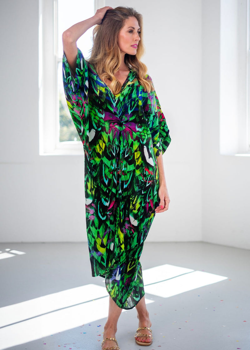 Anita Kaftan in Green Jungle