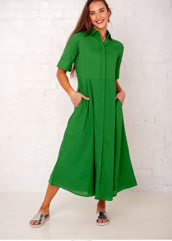 Angelique Dress, Green