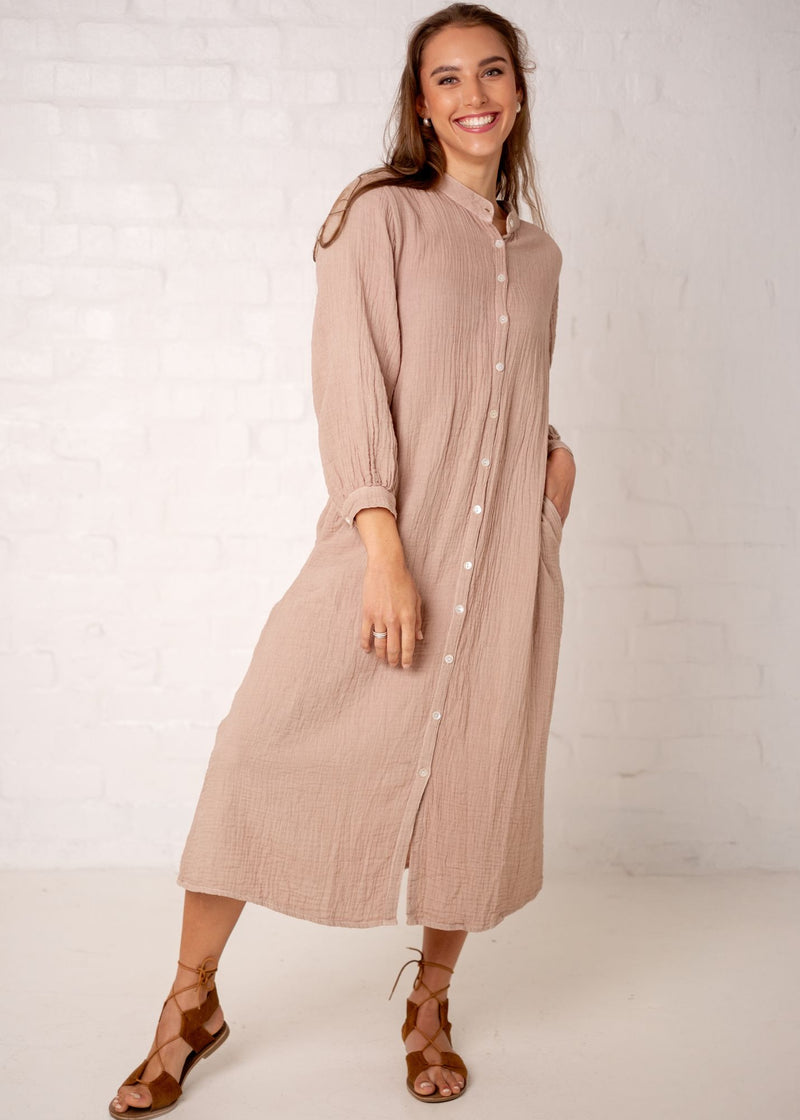 Daisy Dress in Taupe