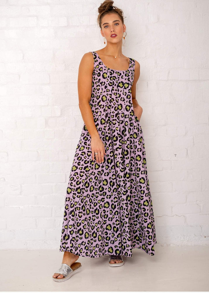 Tam Dress,  Purple Animal Print - Available 6 December 2024