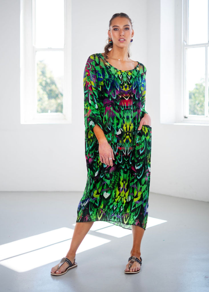 Gina Kaftan in Green Jungle