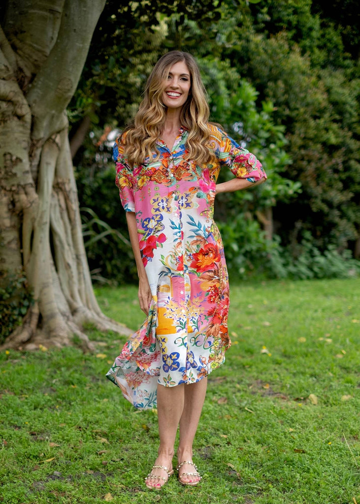 Ariel Dress in Multicolour floral