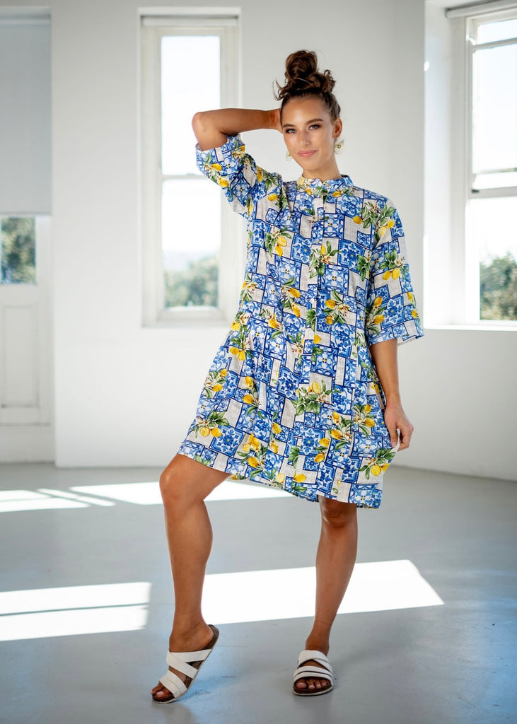 Annabel Dress in Lemon Tile ** Available from 9 September 2024**